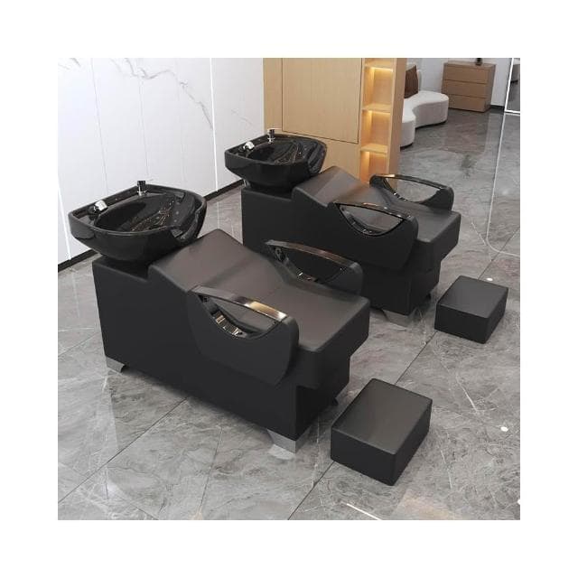 包郵美髮店髮廊專用沖水床廠家直銷理髮店洗頭床新款半躺式洗發床