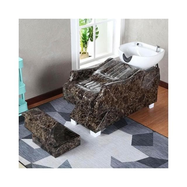 理髮店洗頭床廠家直銷洗發床美髮店髮廊專用陶瓷盆半躺式沖水床