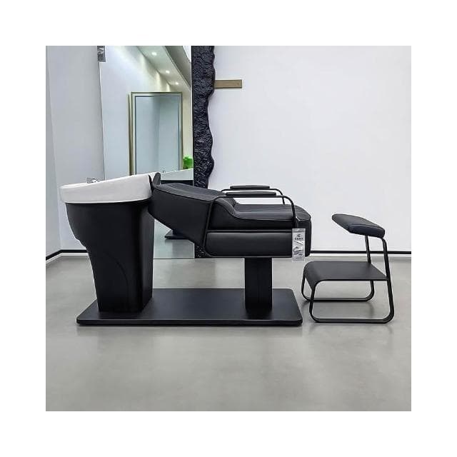 網紅理髮洗頭床時尚美髮店陶瓷深盆簡約半躺式沖水床高端髮廊專用