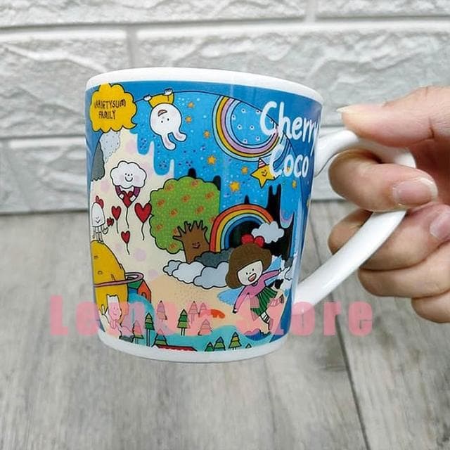 正版 聯名款 CHERRY COCO 櫻桃可可 陶瓷杯 馬克杯 辦公室小物 送禮 交換禮物 自用
