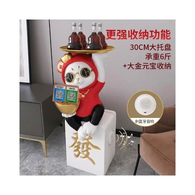 創意招財貓開業禮物大型落地擺件客廳喬遷新居禮品新店迎賓裝飾品