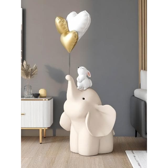 輕奢大象落地擺件結婚禮物時尚工藝品客廳玄關家居裝飾品喬遷新居