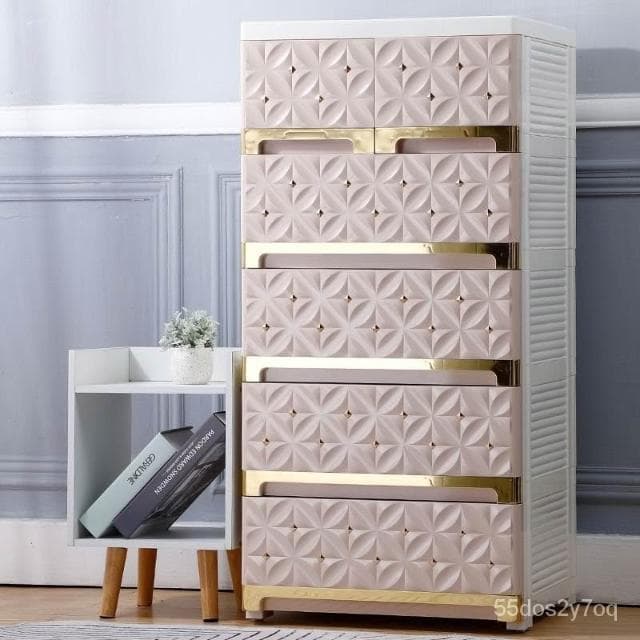 優選😊優品 歐式加厚抽屜式收納櫃 塑料大號收納箱嬰兒童儲物櫃 寶寶衣櫃 整理箱 寶寶衣架 衣櫥 塑膠櫃 寶寶簡易衣櫃