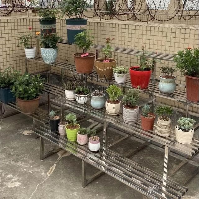 全台❀最低 花架 花盆架 植物架 盆栽架 階梯式花盆架 陽臺花架 戶外花架 不銹鋼花架 落地式花架 不鏽鋼花架