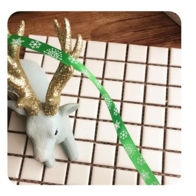 創意 聖誕節 聖誕禮物 DIY 交換禮物 聖誕包裝 緞帶 聖誕裝飾 聖誕樹 絲帶 雪花 聖誕圖片 _兩款