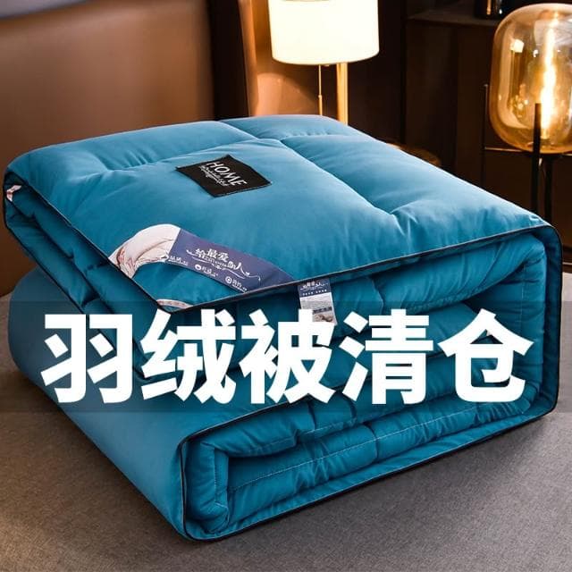 出口正品羽絨被95白鵝絨被子加厚保暖冬被單人雙人春秋被空調被芯