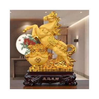 💚免運馬上發財 擺件 擺飾 風水擺件 馬上有錢 招財擺飾 入厝禮物 店铺 公司擺飾 開業禮品 馬擺件 開幕送禮A
