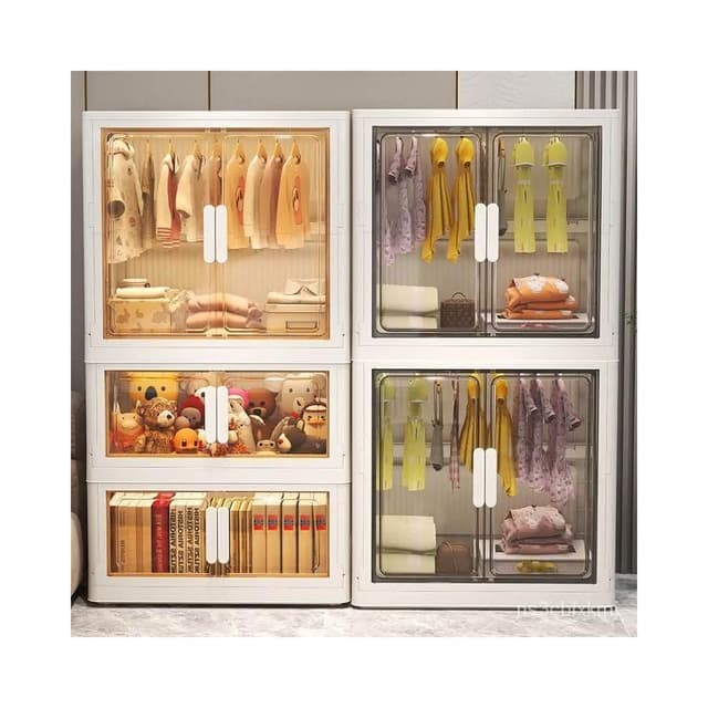 寶寶專用衣櫃 嬰兒衣服兒童小衣櫥置物塑料家用臥室簡易儲物收納櫃 兒童衣櫃衣櫥收納 寶寶衣櫃 納櫃組閤衣櫃小衣櫥