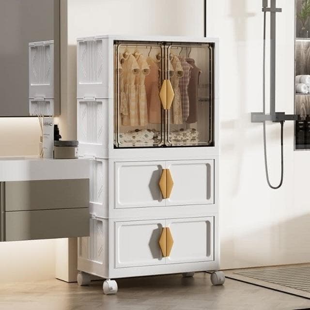 寶寶衣櫃 兒童衣服 收納櫃 儲物櫃 嬰兒小衣櫥 臥室家用簡易嬰兒衣櫃