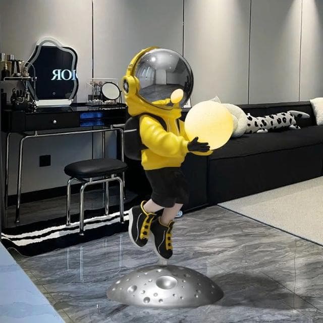 客廳擺件 客廳裝飾 創意擺件 北歐宇航員擺件大型落地客廳桌麵玄關電視櫃傢居裝飾喬遷送人禮物