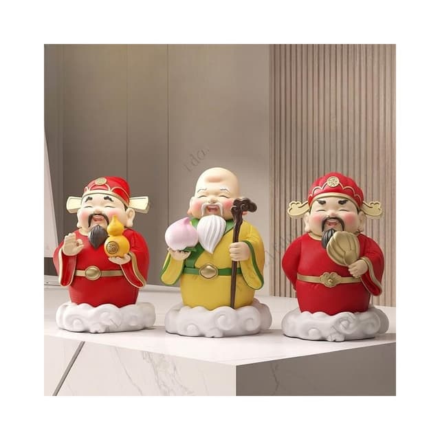 福祿壽擺件送長輩生日禮物爺爺奶奶祝壽禮品客廳玄關家居裝飾品風水擺件客廳擺件玄關擺件財位擺件招財擺飾入厝禮物