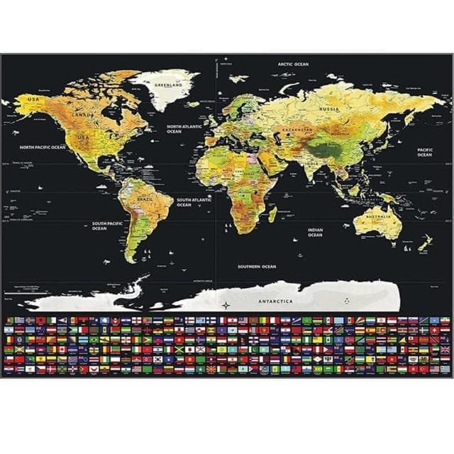 滴家D+ 刮刮世界地圖 刮刮畫 掛畫 世界地圖大號 掛畫禮物 背景牆 掛畫 裝飾牆貼 生日禮物 交換禮物