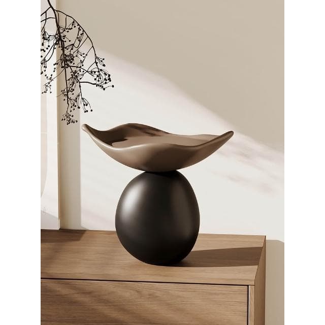 中古風時來運轉擺件玄關櫃鑰匙桌面收納果盤高級感裝飾品喬遷禮物