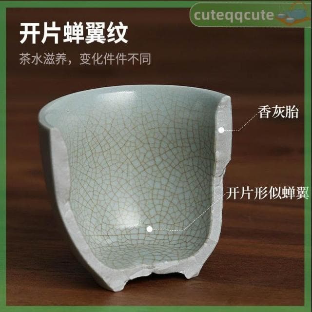 快客杯 旅行茶具 茶壺茶具 茶具套裝 露營茶具 汝窯快客杯 旅行茶具杯 一壺一杯二杯冰裂汝窯個人辦公茶具旅行便攜式茶具杯
