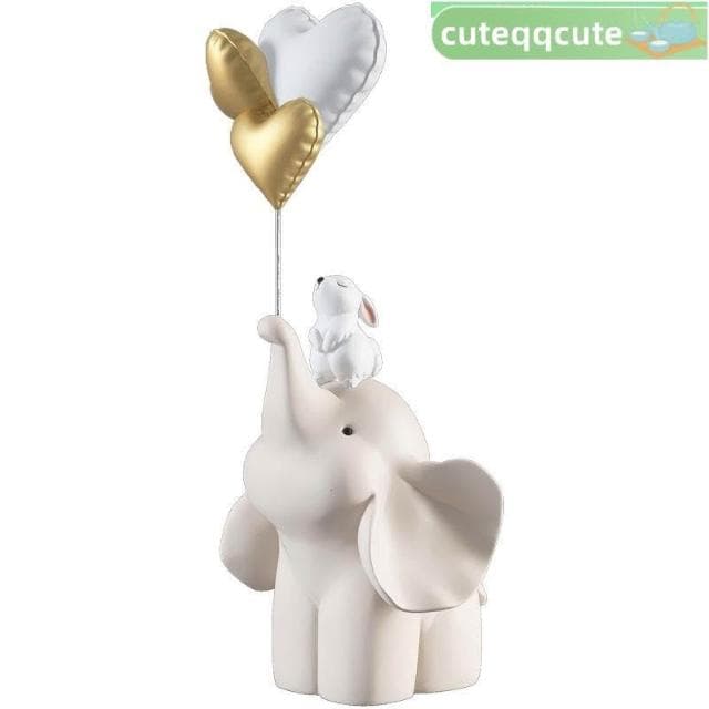 居家擺件 喬遷之喜 落地擺件 玄關擺件 桌上擺件 輕奢大象落地擺件工藝品客廳玄關沙發家居裝飾品喬遷新居禮物開業