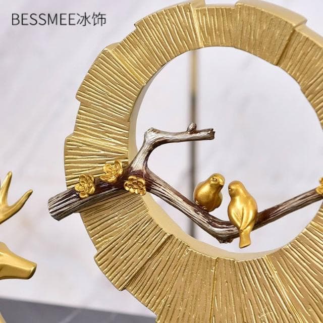 現代輕奢鹿 工藝品擺件 客廳玄關家居喬遷裝飾 生日禮物 北歐風裝飾 入厝禮物