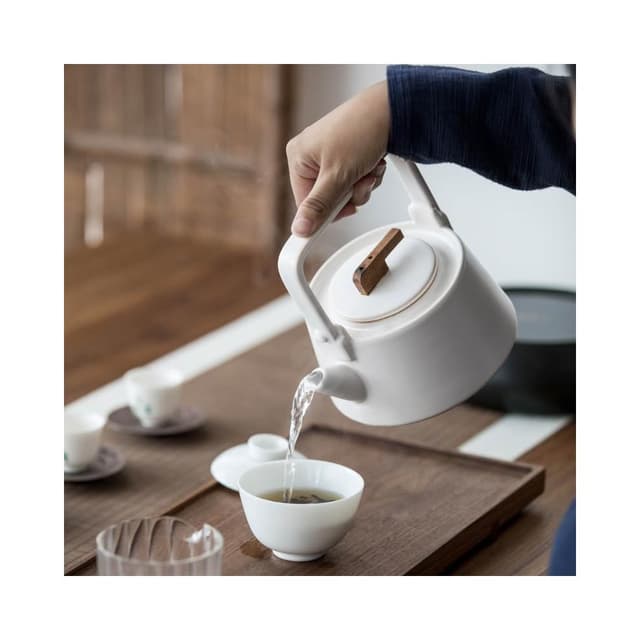 HMee 匯美 陶瓷燒水壺 電陶爐 煮茶器 家用陶瓷功夫茶具泡茶壺 溫茶煮茶壺套裝 陶瓷壺