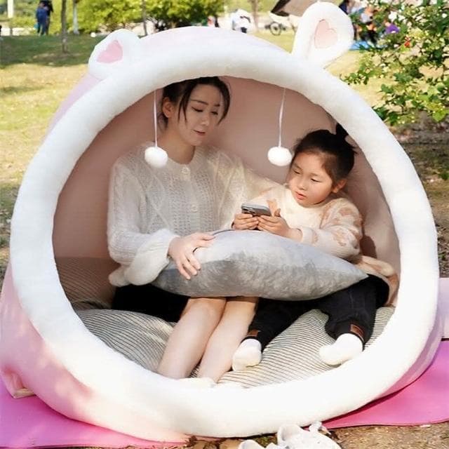 人類貓窩超大號沙發懶人女生睡覺小窩狗窩生日禮物毛絨