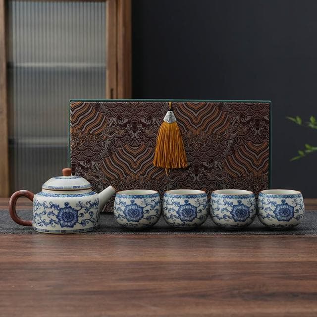 功夫茶具套裝輕奢會客泡茶茶具禮盒裝送長輩禮盒套組