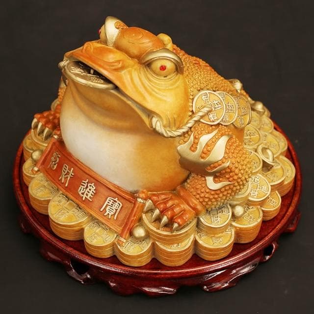 招財金蟾黃銅擺件招財進寶蟾蜍家居玄關銅擺飾店鋪開業送禮裝飾品