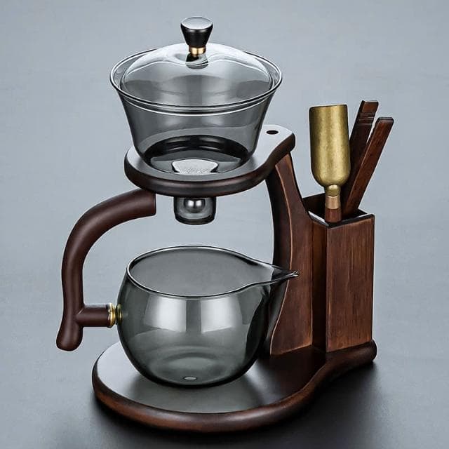 懶人泡茶神器 玻璃茶具 茶壺茶杯 家用功夫茶自動泡茶器 輕奢高檔茶具