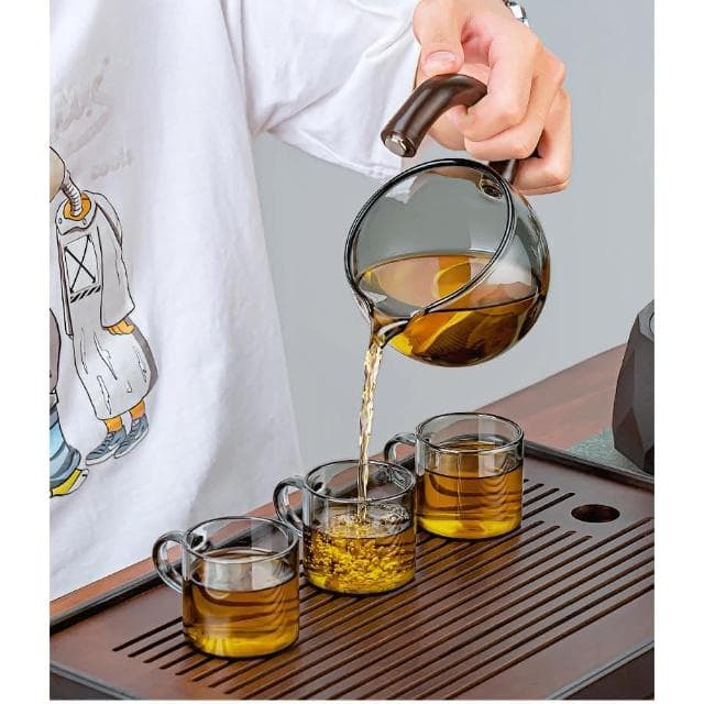 懶人泡茶神器 玻璃茶具 茶壺茶杯 家用功夫茶自動泡茶器 輕奢高檔茶具