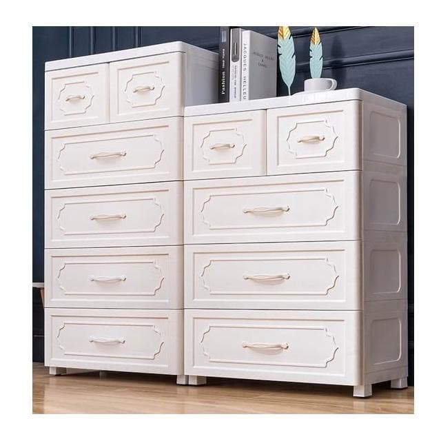 加厚塑料抽屜式收納柜子衣物整理五斗柜嬰兒童衣櫃雜物儲物箱歐S