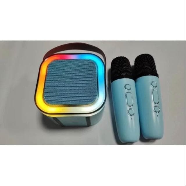 台灣現貨速發 爆紅款 K12 迷你麥克風 音響 藍牙喇叭 掌上K歌音響 卡拉ok 行動ktv 便捷唱歌 雙麥款