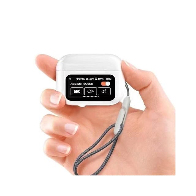 台灣出貨 A9Pro五代耳機 屏幕耳機 入耳式藍芽耳機 ANC主動降噪通透高音質 真無線藍牙耳機 無線耳機 適用蘋果安卓