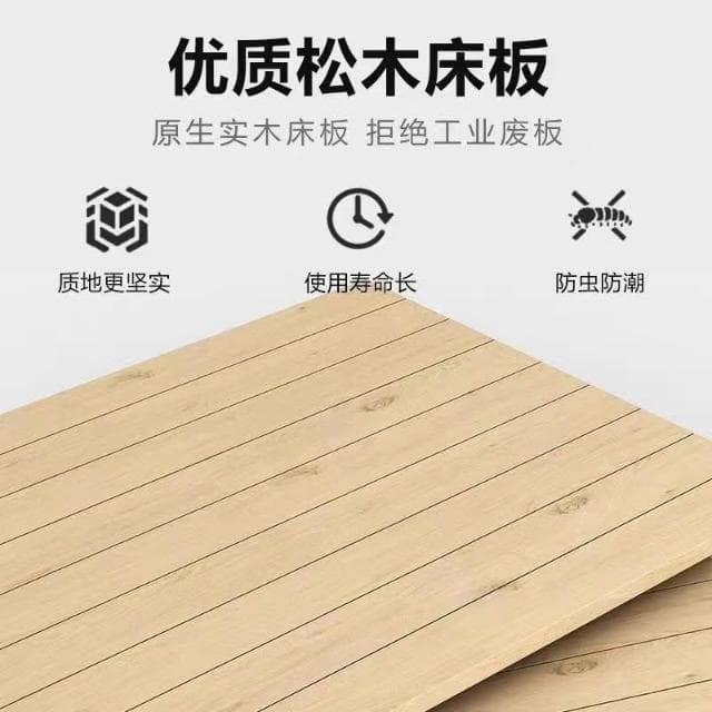 折疊床單人床實木簡易床家用午休成人午睡加固鋼架雙人折疊床