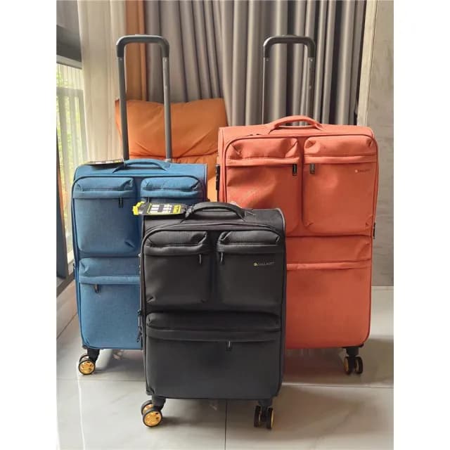 四季風家居 超輕拉桿箱28吋箱子行李箱女24吋牛津布防水旅行箱學生輕量登機箱