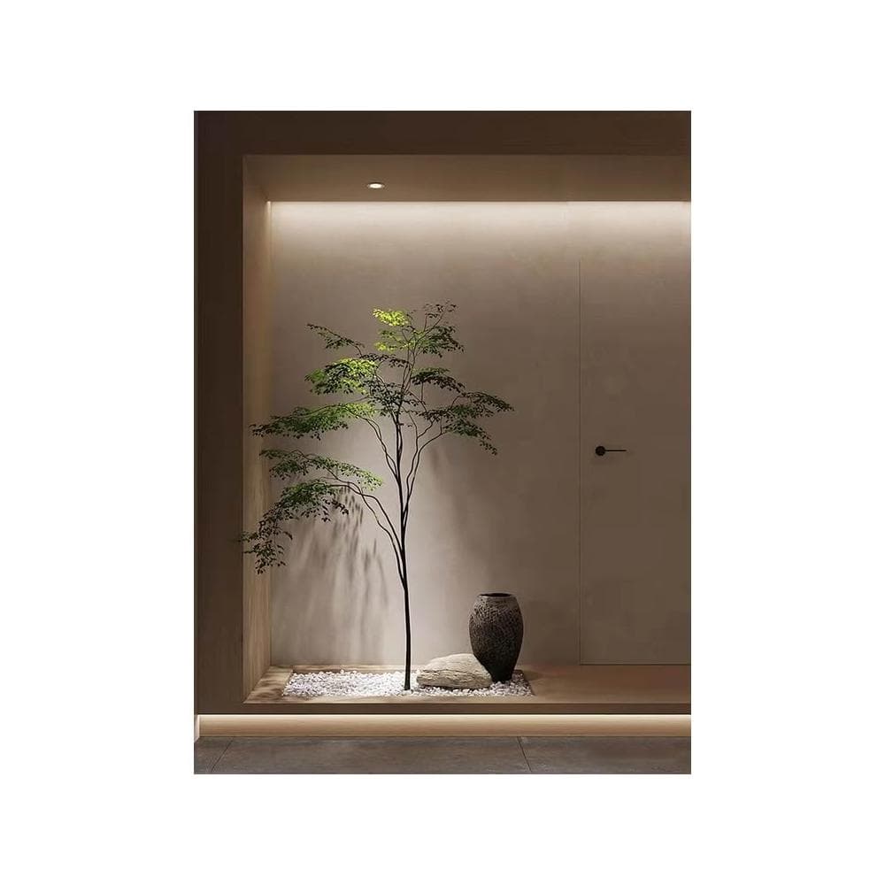 『』免運 破損包賠 假樹 仿真綠植 造景 室內景觀 榕樹 仿真樹 高端輕奢仿生植物侘寂風假樹 盆栽