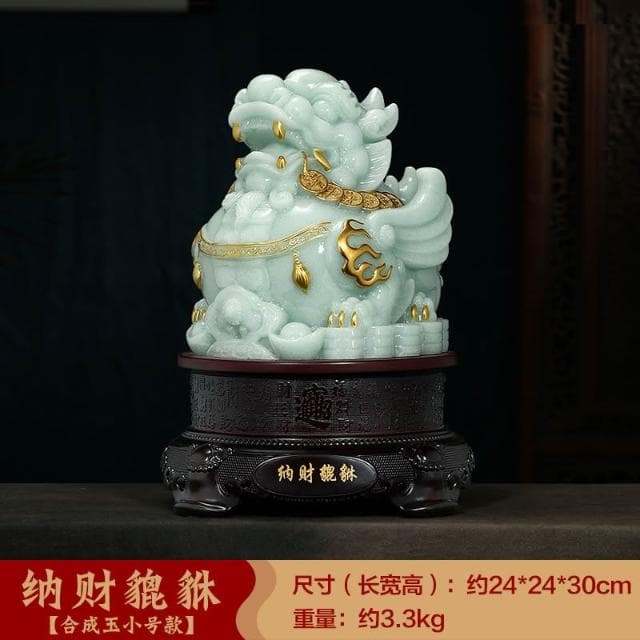 新款免運開光風水擺件 納財貔貅擺件 貔貅招財 客廳辦公室前臺飛天裝飾品 店鋪開業禮物