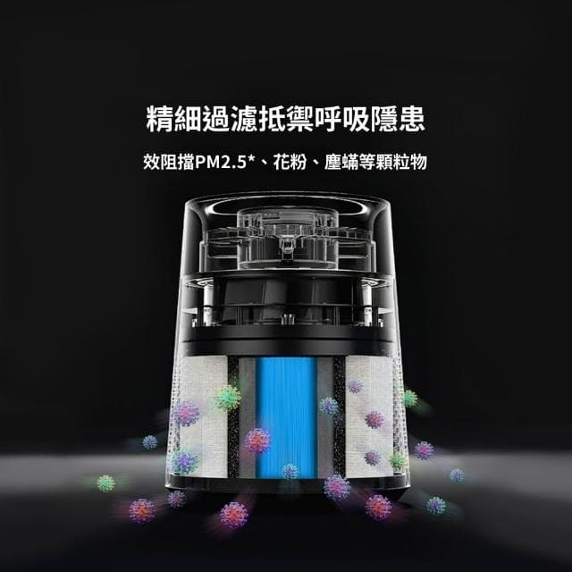 空氣净化器 家用新款桌上型空氣清淨機智慧氛圍燈負離子淨化器