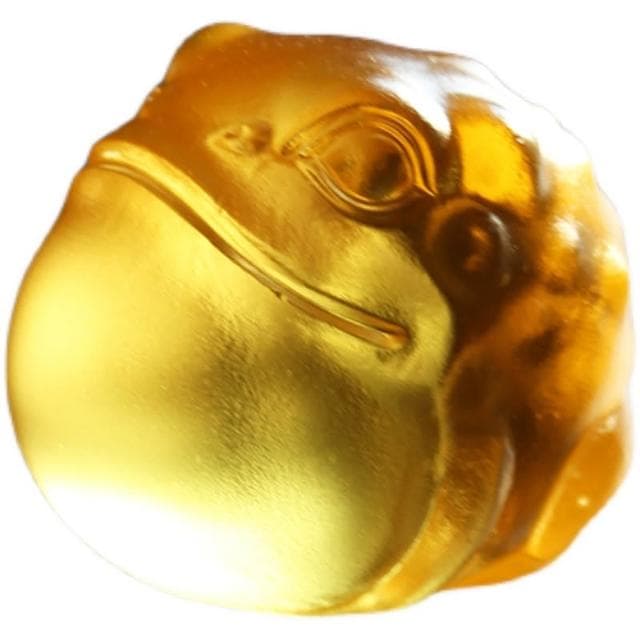 創意招財金蟾茶寵精品可養變色蟾蜍可愛茶玩鎮紙琉璃文創禮物擺件