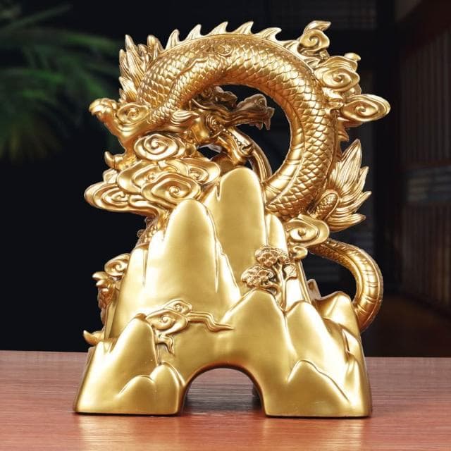 金龍擺件十二生肖龍招財鎮宅客廳家居公司開業保險送禮工藝品禮品