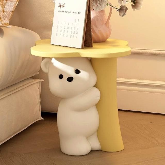 小熊存錢罐客廳小茶幾擺件沙發旁邊幾臥室床頭櫃家居飾品喬遷禮物