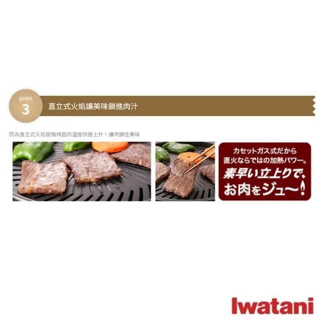 伴桌｜Iwatani 岩谷 日本多功能低煙燒烤爐1.0kW(CB-MSG-1) ( 卡式爐 露營 瓦斯爐 中秋燒烤 )