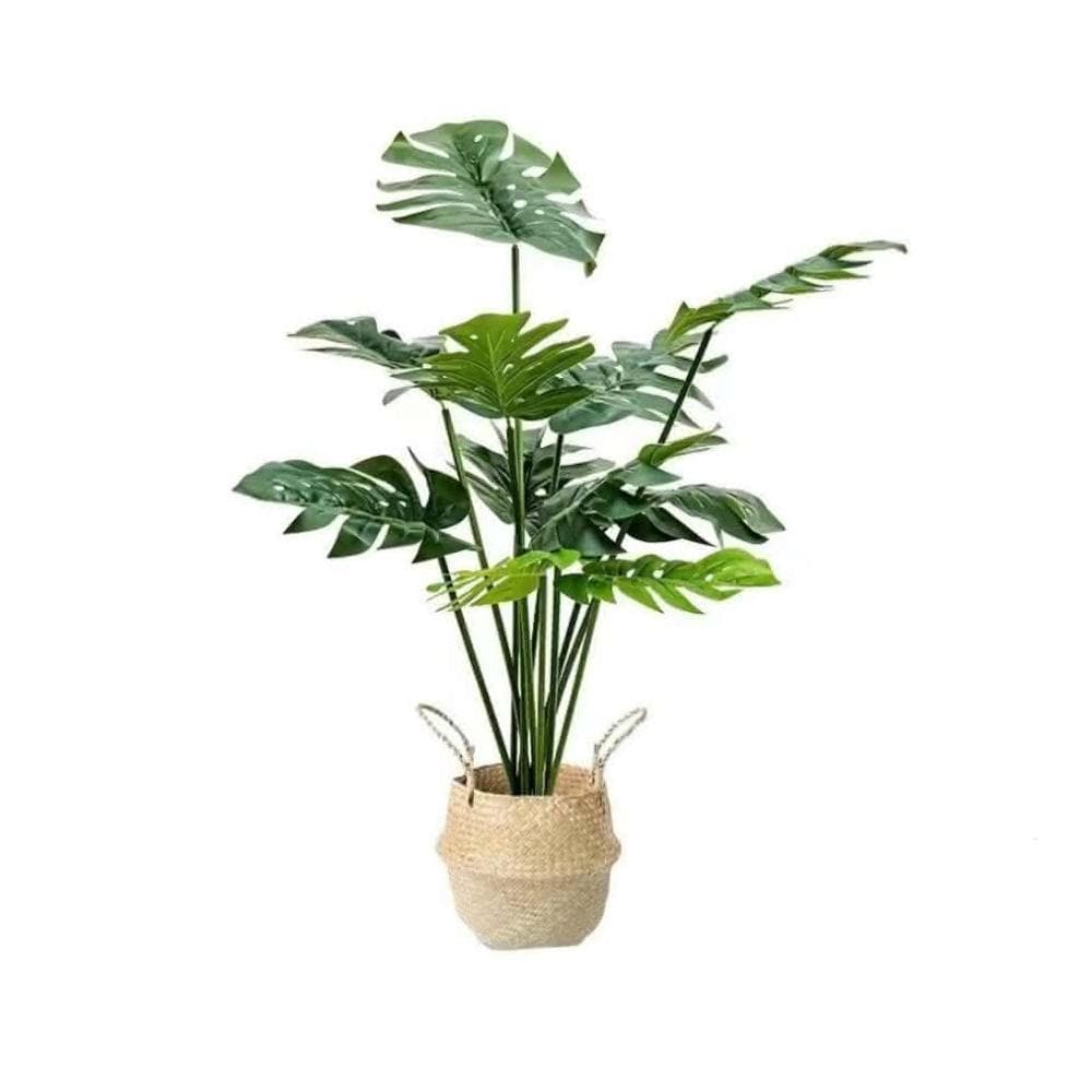 160公分 仿真植物 北歐仿真龜背葉 龜背竽 檸檬樹 仿真竹子 植物盆栽 商業擺飾假花 綠化植