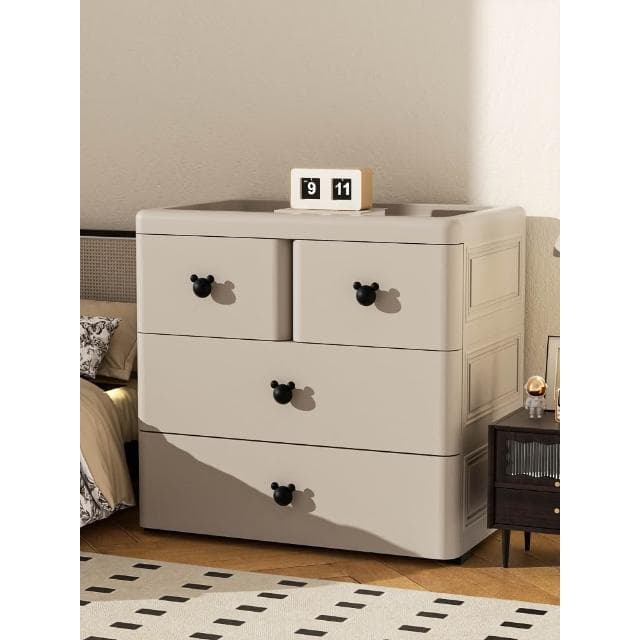 床頭加深加厚抽屜式收納櫃子嬰兒童衣櫃玩具儲物箱家用多層五斗櫃