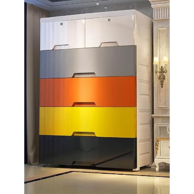 特大超厚收納櫃子抽屜式寶寶衣櫃家用零食置物櫃嬰兒童衣服五斗櫃