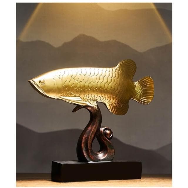 可開發票 免運 居家裝飾 客廳擺設 房間擺飾  房間擺飾 招財擺件 風水擺件 龍魚擺件 喬遷禮品 開業禮物 家居擺設