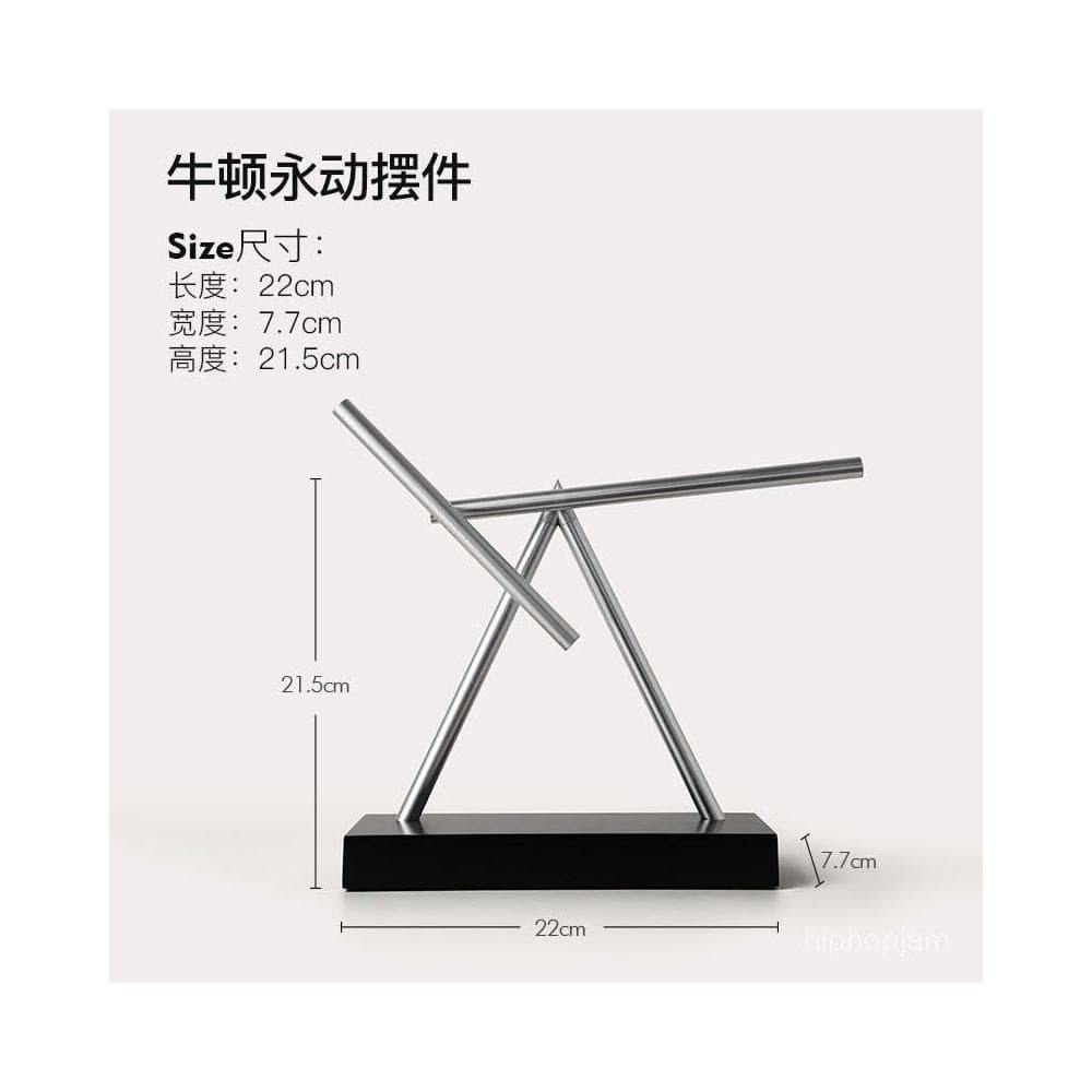 🌸物理反重力辦公室牛頓擺動鋼鐵俠混沌擺永動擺件商務喬遷新居禮物