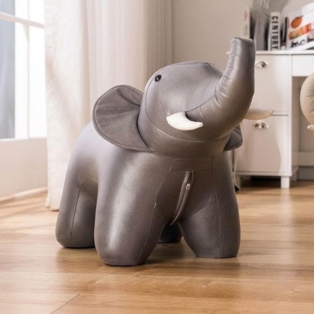 小紅書衕款大象動物坐凳兒童凳子客廳擺件家用換鞋凳喬遷生日禮物