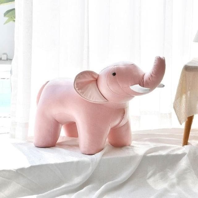 小紅書衕款大象動物坐凳兒童凳子客廳擺件家用換鞋凳喬遷生日禮物