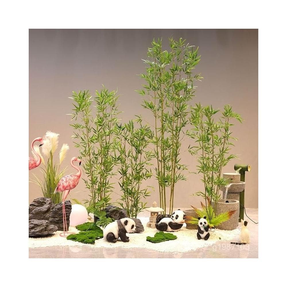 仿真竹子 裝飾 朔料花 裝飾 仿真竹子 假竹子 室內裝飾 仿真植物 隔斷 屏風 室外盆栽 造景 帶梢細毛竹 室內裝飾
