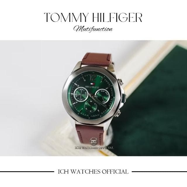 【Tommy Hilfiger】ICHco 實體門市 美國Tommy Hilfiger mutifunction系列三眼錶-男錶手錶1792064生日禮物