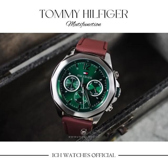 【Tommy Hilfiger】ICHco 實體門市 美國Tommy Hilfiger mutifunction系列三眼錶-男錶手錶1792064生日禮物