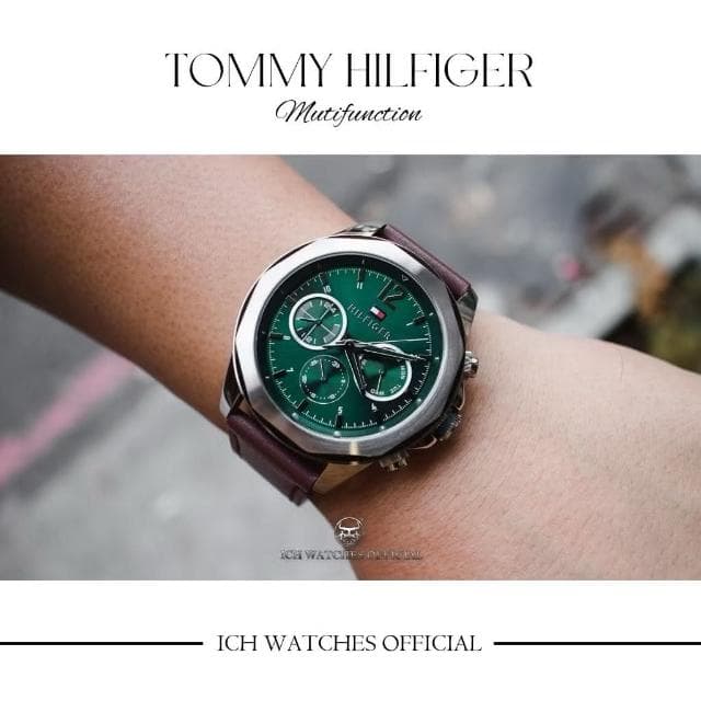 【Tommy Hilfiger】ICHco 實體門市 美國Tommy Hilfiger mutifunction系列三眼錶-男錶手錶1792064生日禮物