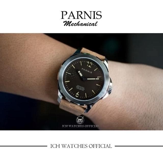 ICHco 實體門市 瑞士Parnis Mechanical工程師系列機械錶-經典大三針手錶男錶潛水錶運動錶生日禮物情人節禮物